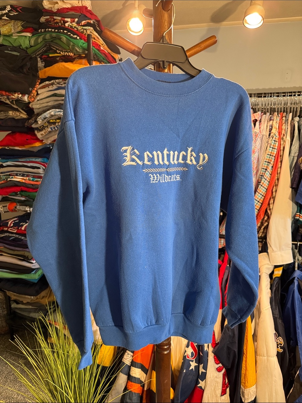 Kentucky Wildcats Blue Vintage Crewneck Sweatshirt
